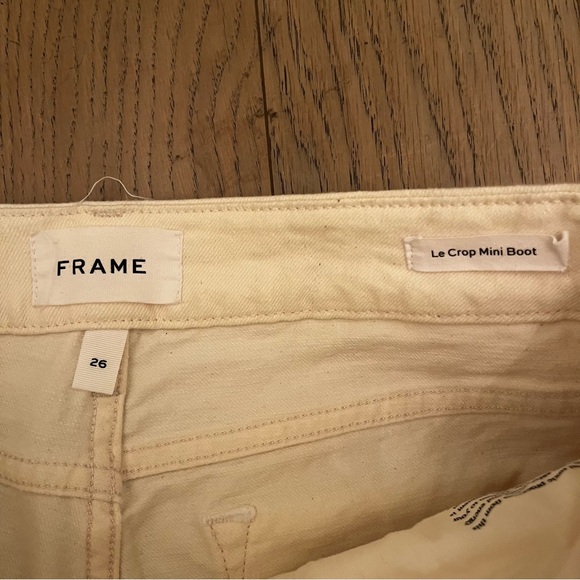 Frame Le crop mini boot off white size 26 - Picture 9 of 9